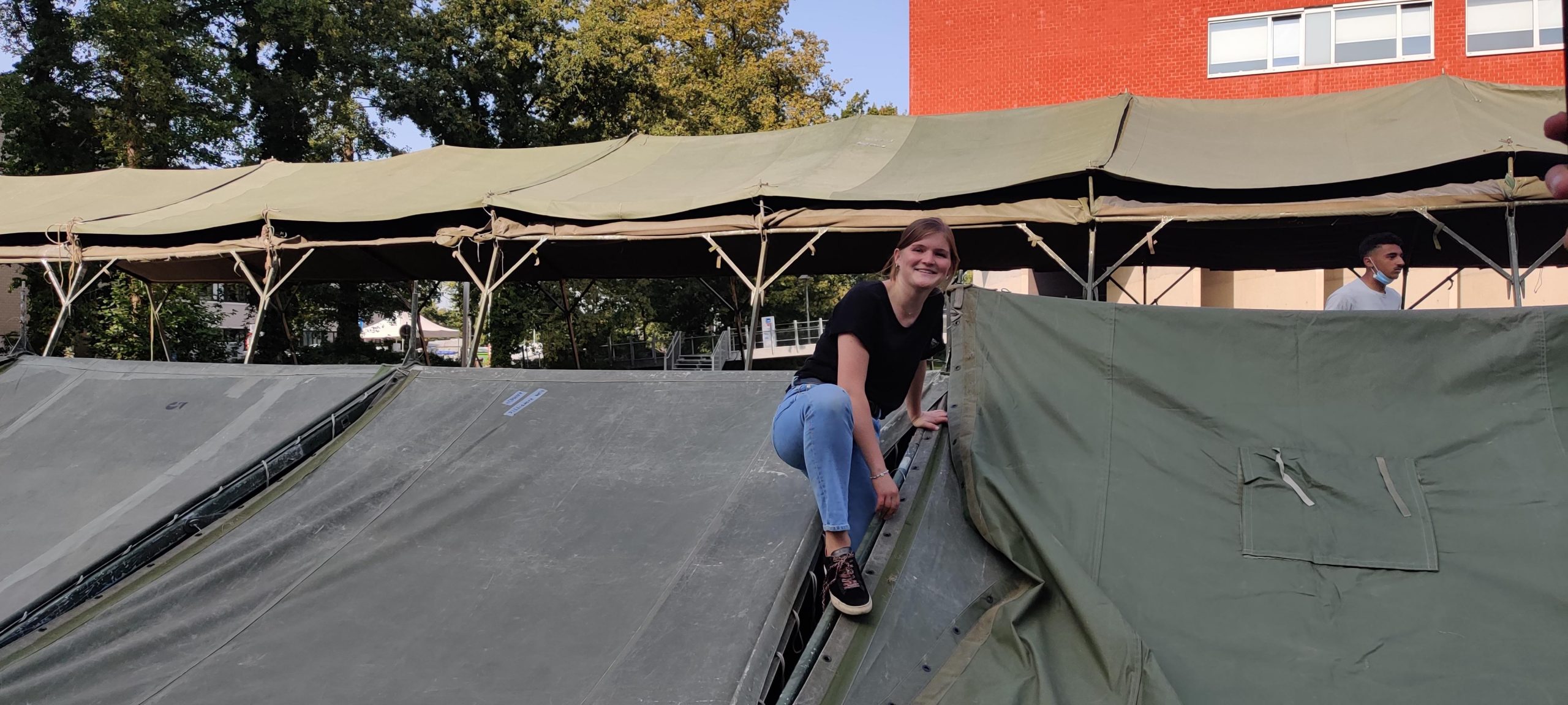 Frametent - 2 x 8 flappen